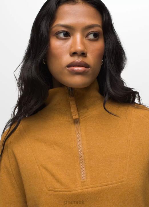 prAna Women Cozy Up Pullover 604H3 Clothing Spiced Heather