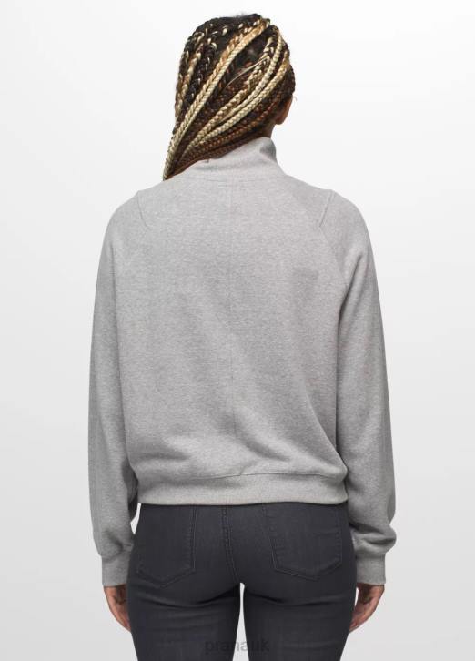 prAna Women Cozy Up Pullover 604H4 Clothing Heather Grey