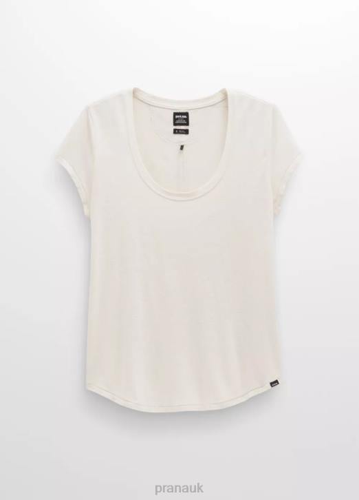 prAna Women Cozy Up Scoop Neck Tee 604H11 Clothing Canvas Heather