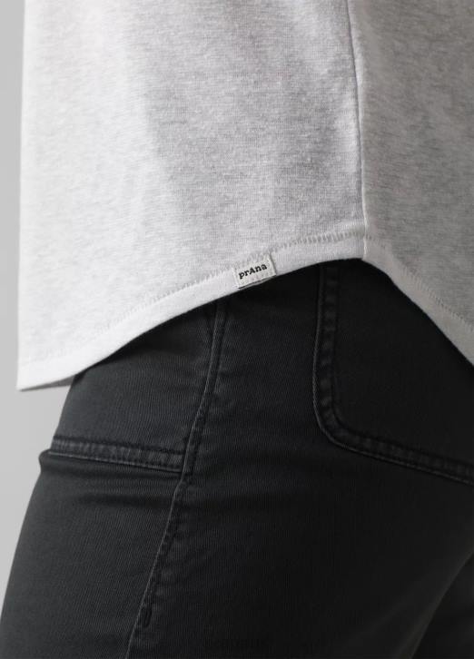 prAna Women Cozy Up Scoop Neck Tee 604H13 Clothing White