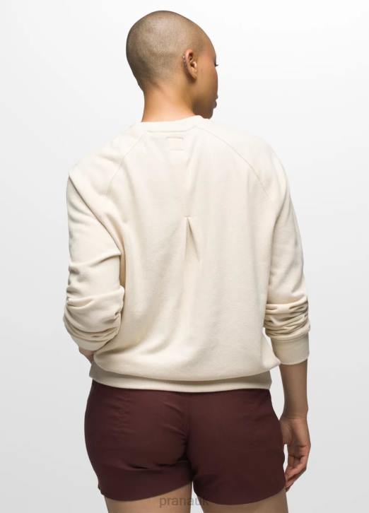 prAna Women Cozy Up Sweatshirt 604H15 Clothing Canvas Heather