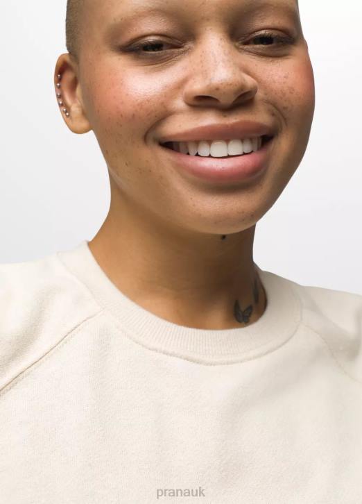 prAna Women Cozy Up Sweatshirt 604H15 Clothing Canvas Heather