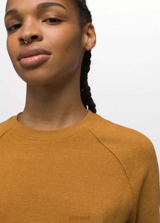 prAna Women Cozy Up Sweatshirt 604H16 Clothing Spiced Heather