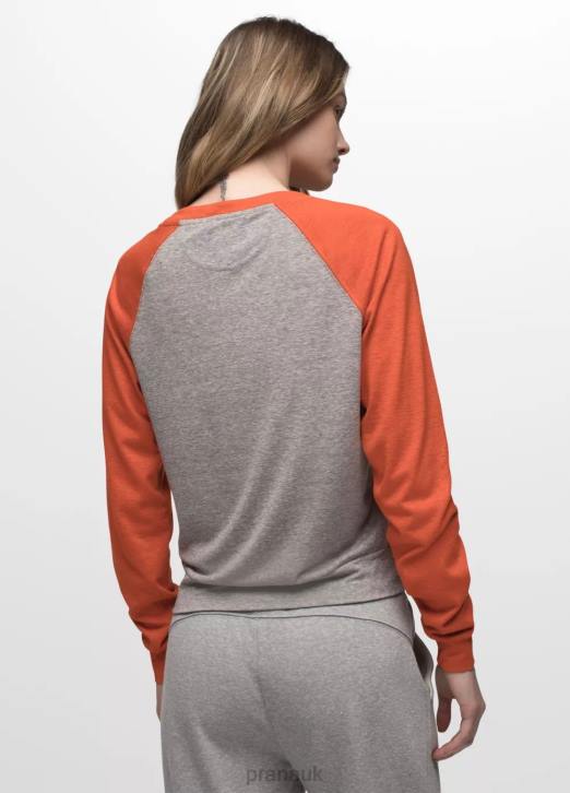 prAna Women Cozy Up Sweet Breeze Top 604H5 Clothing Fireside Block