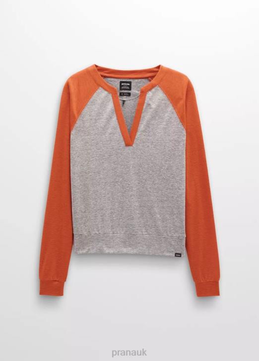 prAna Women Cozy Up Sweet Breeze Top 604H5 Clothing Fireside Block