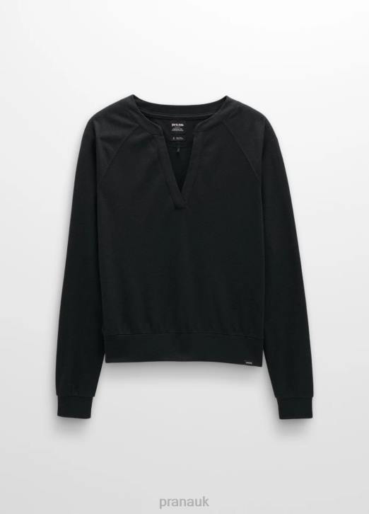 prAna Women Cozy Up Sweet Breeze Top 604H8 Clothing Black