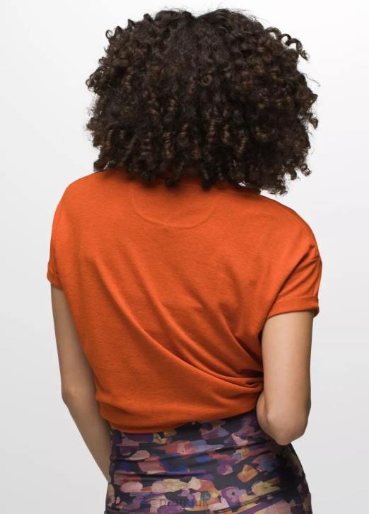 prAna Women Cozy Up T-shirt 604H186 Clothing Fireside Heather