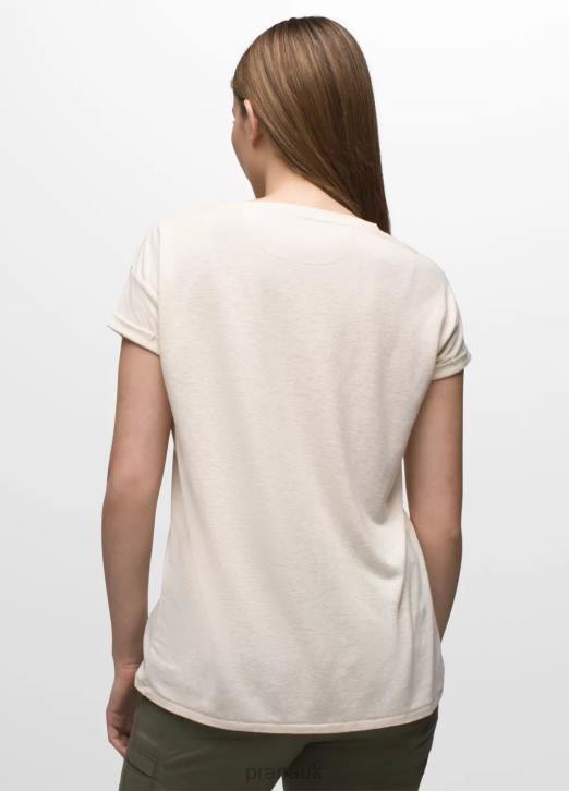 prAna Women Cozy Up T-shirt 604H189 Clothing Canvas Heather