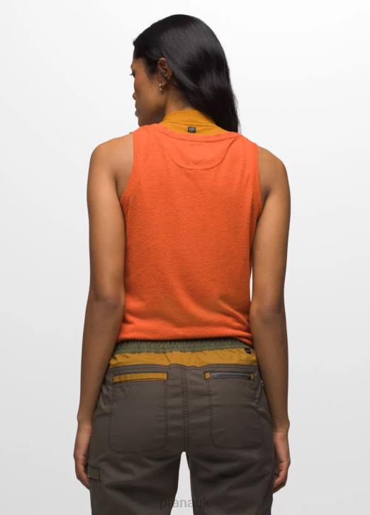 prAna Women Cozy Up Tank 604H223 Clothing Fireside Heather