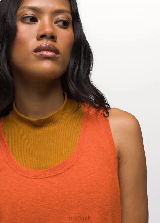 prAna Women Cozy Up Tank 604H223 Clothing Fireside Heather