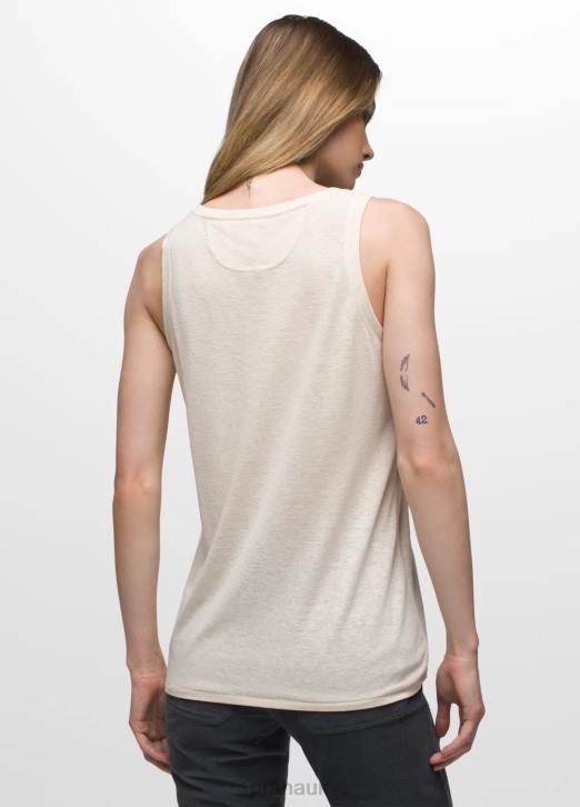 prAna Women Cozy Up Tank 604H224 Clothing Canvas Heather