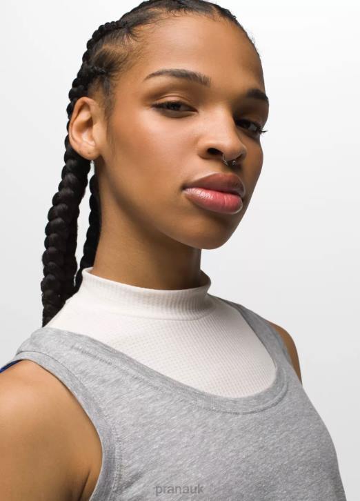 prAna Women Cozy Up Tank 604H225 Clothing Heather Grey