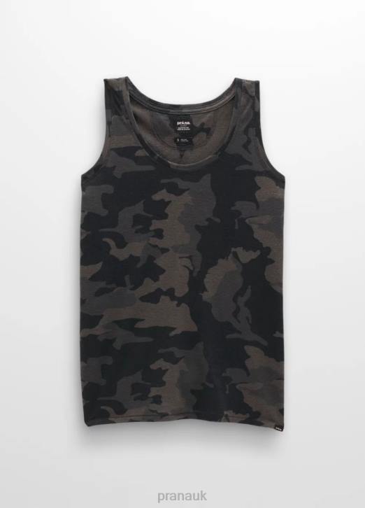 prAna Women Cozy Up Tank 604H226 Clothing Black Camo