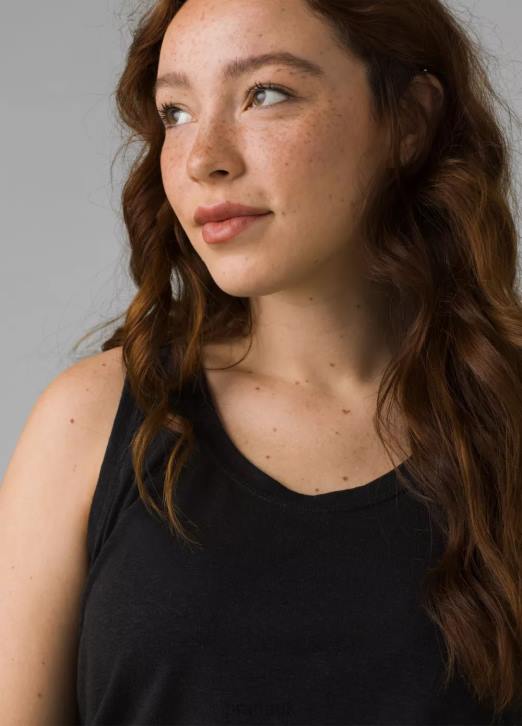 prAna Women Cozy Up Tank 604H227 Clothing Black