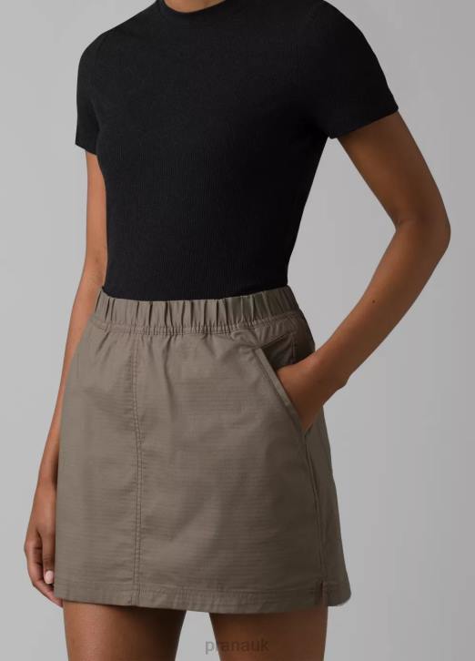 prAna Women Double Peak Skort 604H478 Clothing Mud