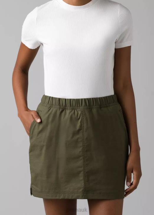 prAna Women Double Peak Skort 604H480 Clothing Cargo Green