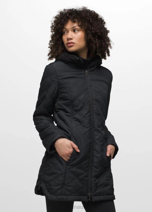 prAna Women Esla Coat 604H697 Clothing Black