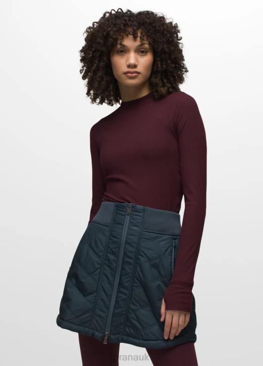 prAna Women Esla Skirt 604H541 Clothing Stormy Night