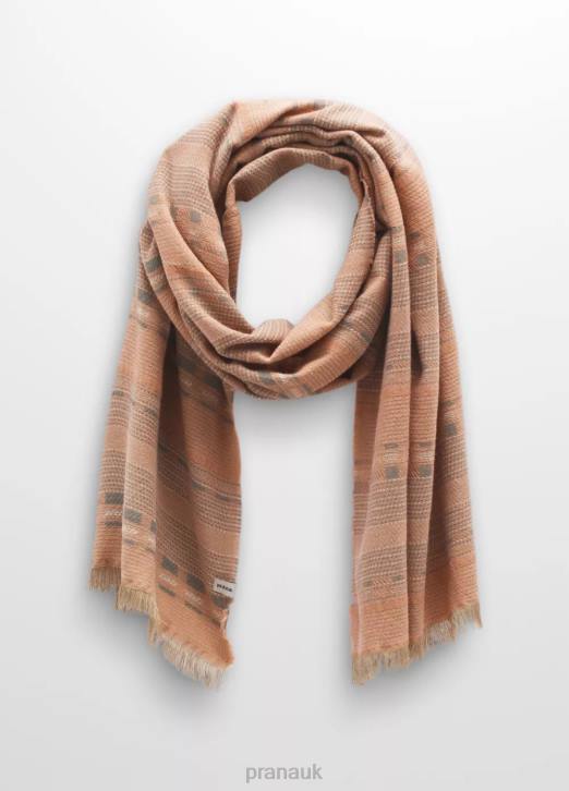prAna Women Flora Scarf 604H720 Accessories Pink Sand