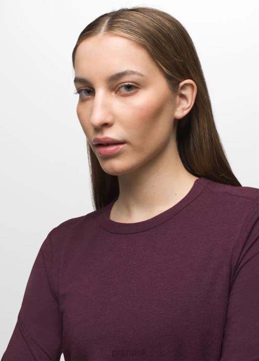 prAna Women Foundation 365 Long Sleeve Top 604H132 Clothing Mulberry Heather