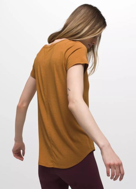 prAna Women Foundation 365 V-Neck Top 604H142 Clothing Spiced Heather