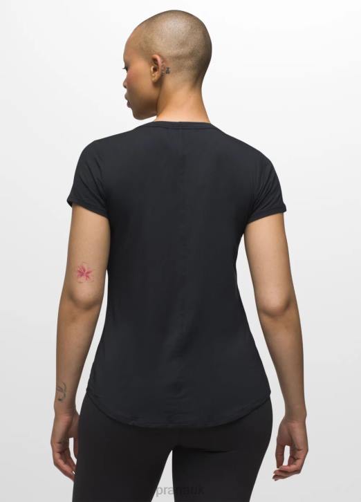 prAna Women Foundation 365 V-Neck Top 604H146 Clothing Black