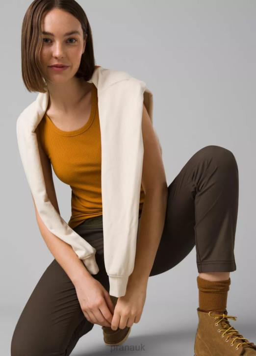 prAna Women Foundation Rib Tank 604H167 Clothing Solstice Heather