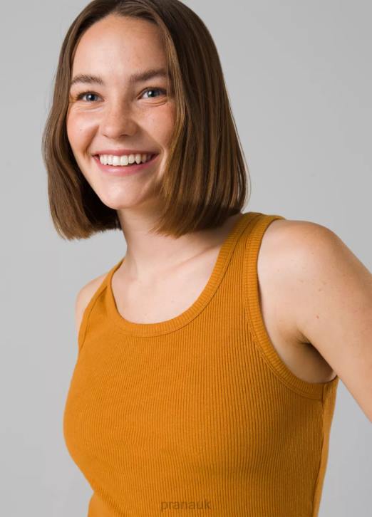 prAna Women Foundation Rib Tank 604H167 Clothing Solstice Heather
