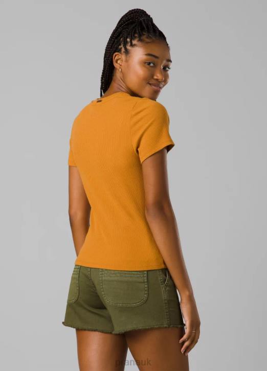 prAna Women Foundation Rib Tee 604H58 Clothing Solstice Heather