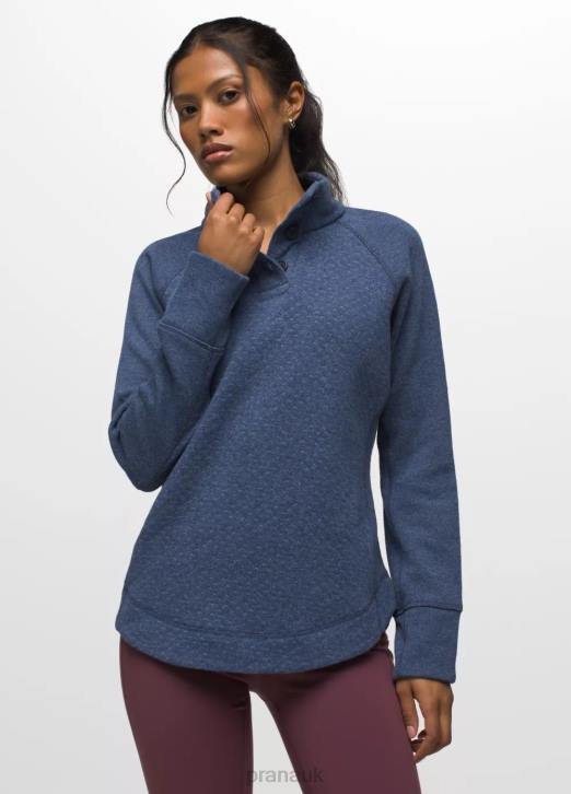 prAna Women Frozen Falls Sweater 604H151 Clothing Dark Sky