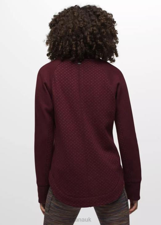 prAna Women Frozen Falls Sweater 604H152 Clothing Mulberry