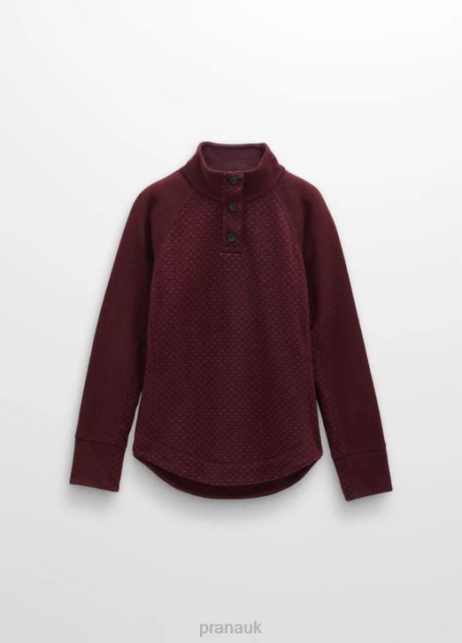 prAna Women Frozen Falls Sweater 604H152 Clothing Mulberry