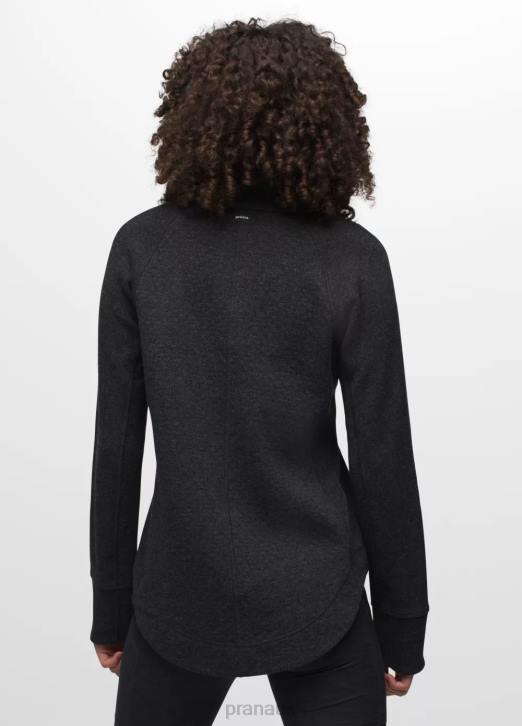 prAna Women Frozen Falls Sweater 604H153 Clothing Charcoal