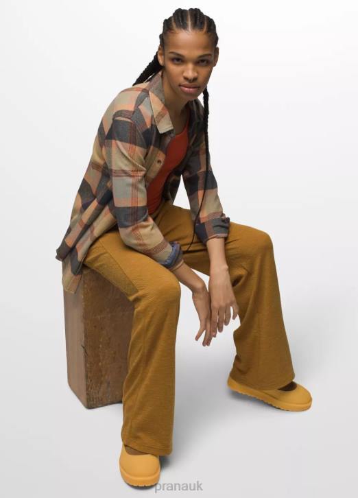 prAna Women Golden Canyon Flannel 604H31 Clothing Sage