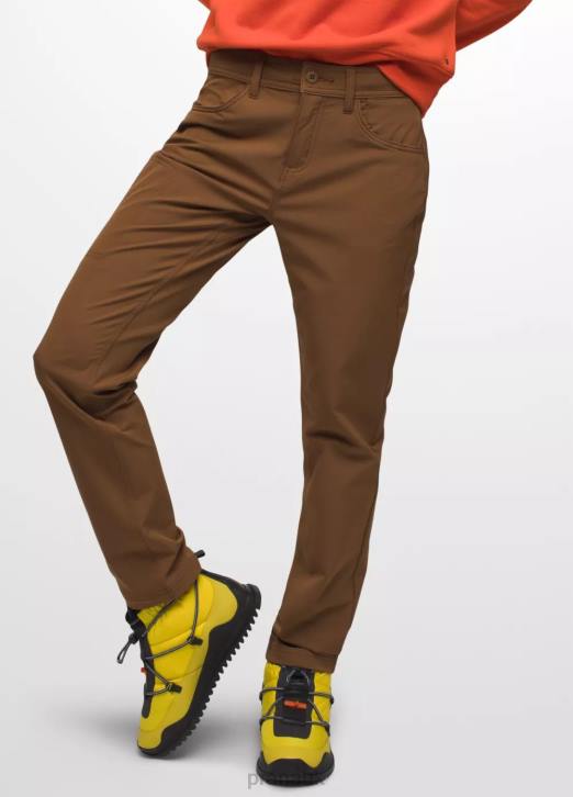 prAna Women Halle AT Straight Pant 604H376 Bottoms Sepia