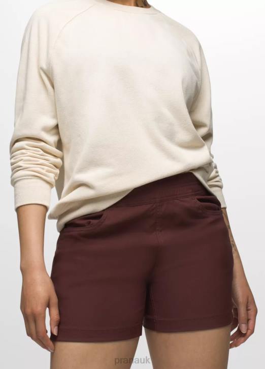 prAna Women Halle E-Waist Short II 604H380 Bottoms Cacao