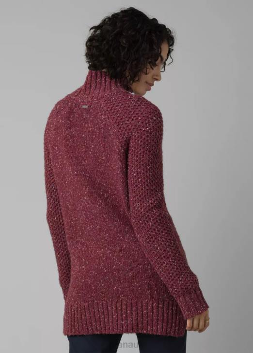 prAna Women Ibid Sweater Tunic 604H243 Clothing Maroon