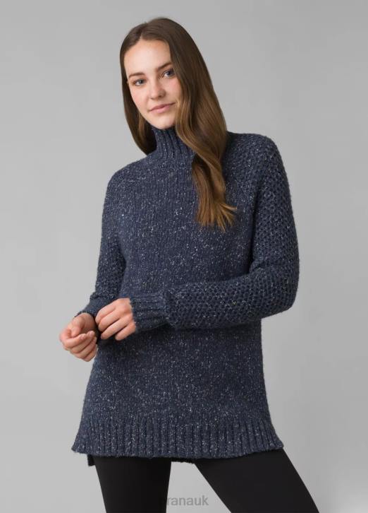 prAna Women Ibid Sweater Tunic 604H244 Clothing Dark Sky