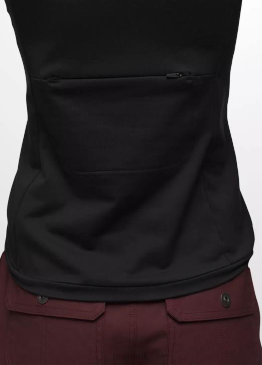prAna Women Ice Flow Crew Neck 604H89 Clothing Black