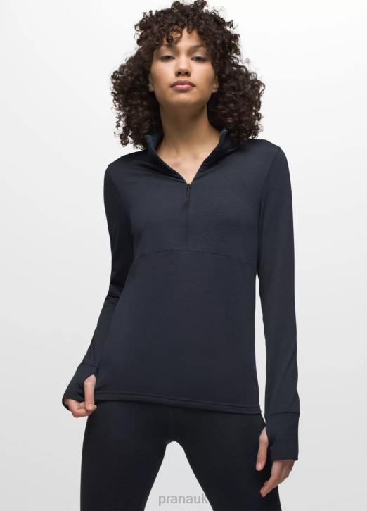 prAna Women Ice Flow Half Zip 604H64 Clothing Nautical