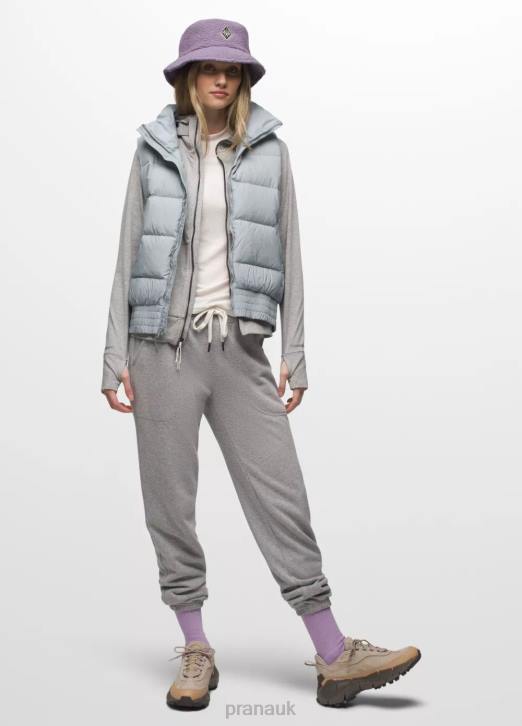 prAna Women Ice Flow Jacket 604H66 Clothing Heather Grey