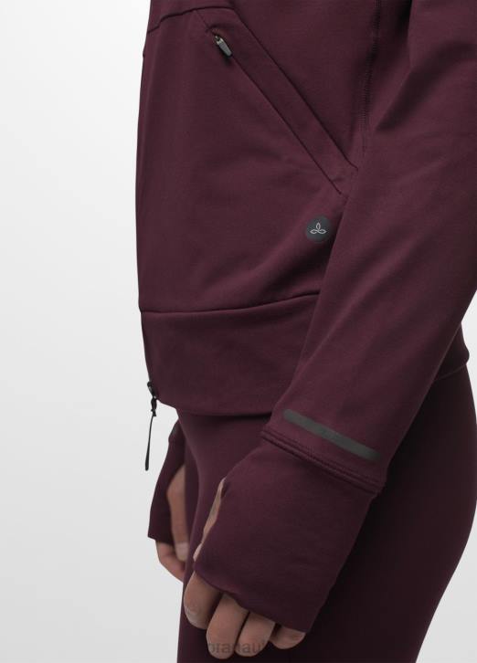 prAna Women Ice Flow Jacket 604H69 Clothing Mulberry