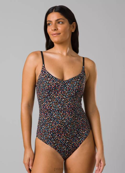 prAna Women Jess Reversible One Piece 604H603 Swim Alotta Dots