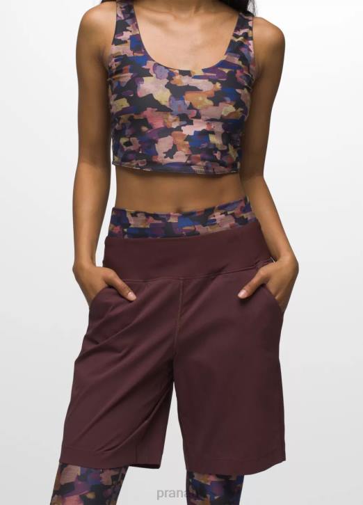 prAna Women Koen Flat Front Short 604H438 Bottoms Cacao