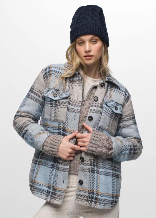 prAna Women Lower Falls Flannel Jacket 604H61 Clothing Big Sky Blue