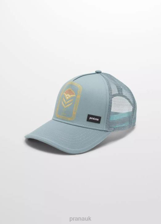 prAna Women Lower Pines Trucker 604H728 Accessories Mineral Green Grow