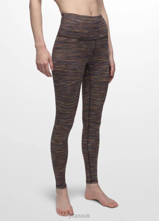 prAna Women Luxara Impresa 7/8 Legging 604H446 Bottoms Mulberry Spacedye