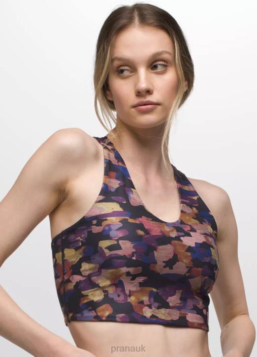 prAna Women Luxara Reversible Racerback 604H117 Clothing Fall Daze/Rich Sapphire