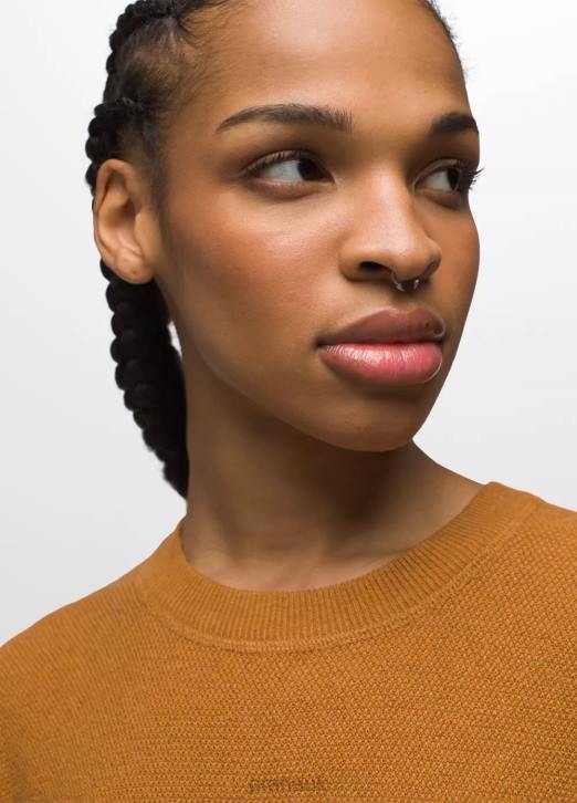 prAna Women Milani Crew Neck 604H24 Clothing Spiced