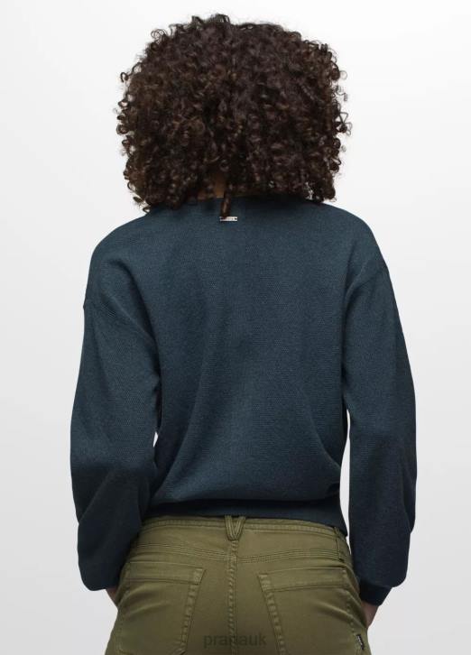 prAna Women Milani Crew Neck 604H25 Clothing Dark Sky